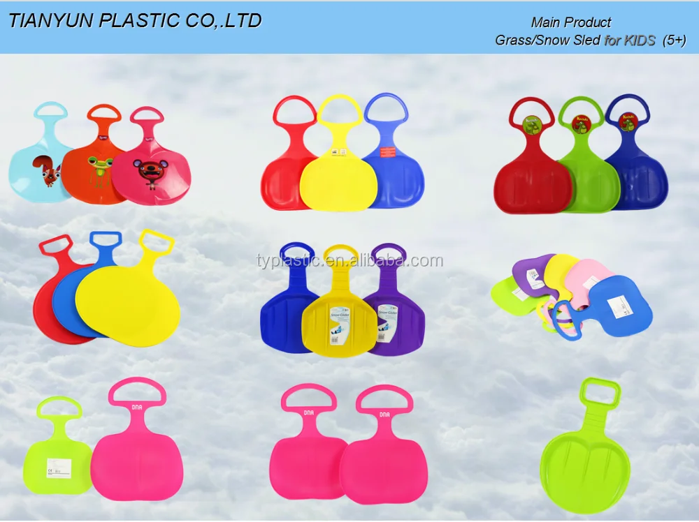 Plastic snow slide board for kids