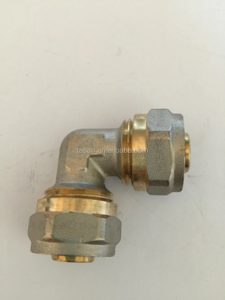 S6203 16x16 Brass copper 90 degree elbow pex pipe Fitting