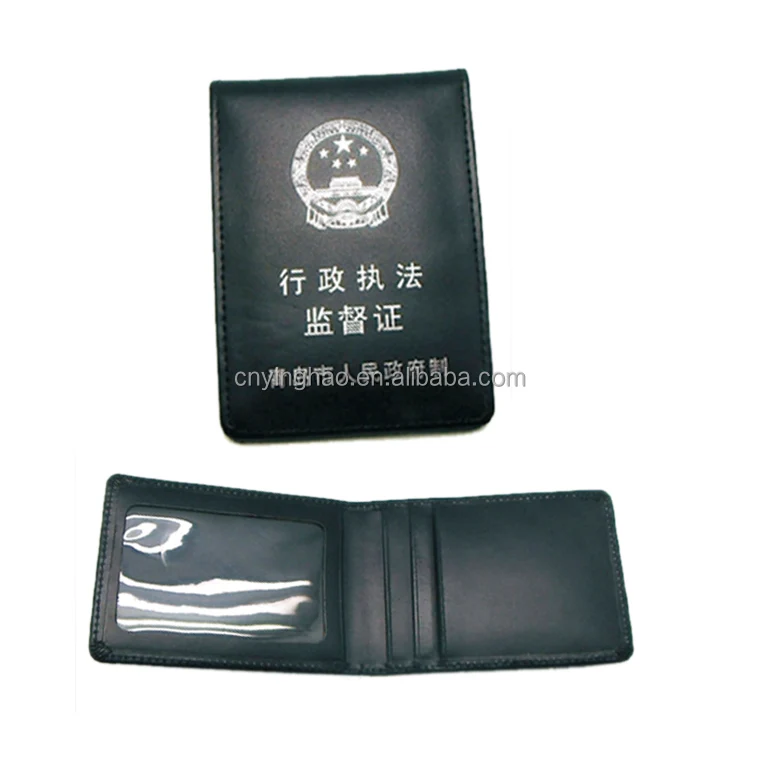 
Factory custom made PU leather cercificate book cover 