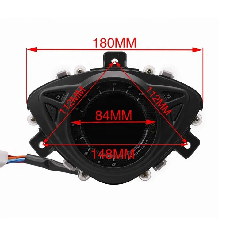 lcd meter velocimetro digital para moto speedometer tachometer