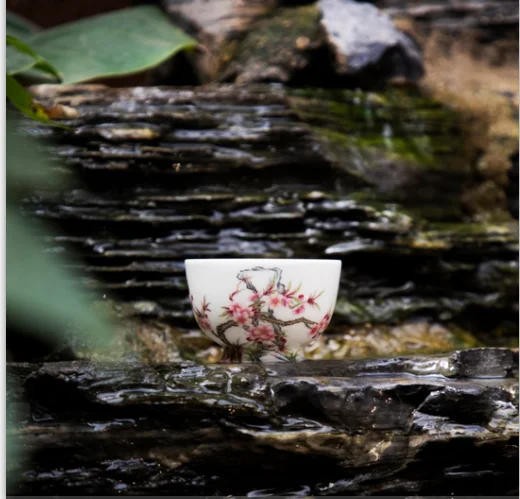 an Antique Chinese Porcelain Bowl// Enameled colorful ceramic painted by hand/ Royal