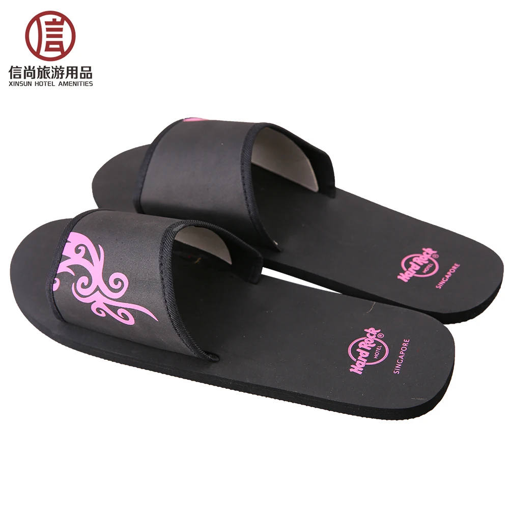 Custom beach pvc plastic slipper with logo