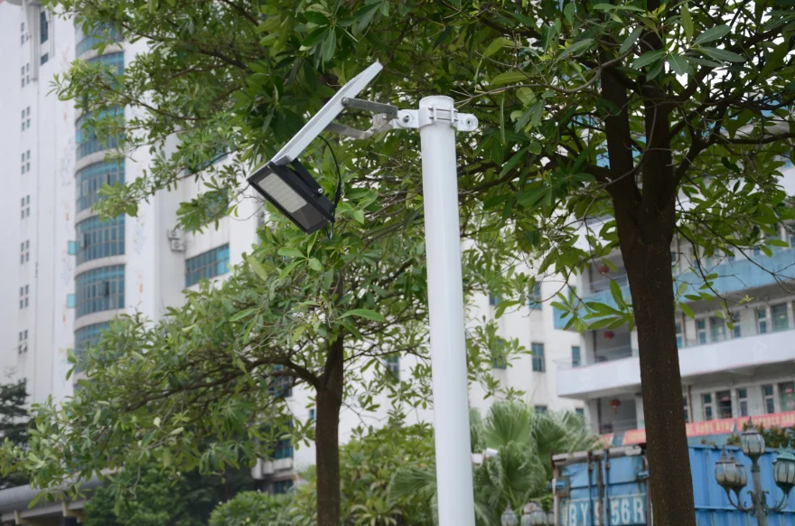 new led mini solar panel street light 6v*6w panel light sensor spotlight