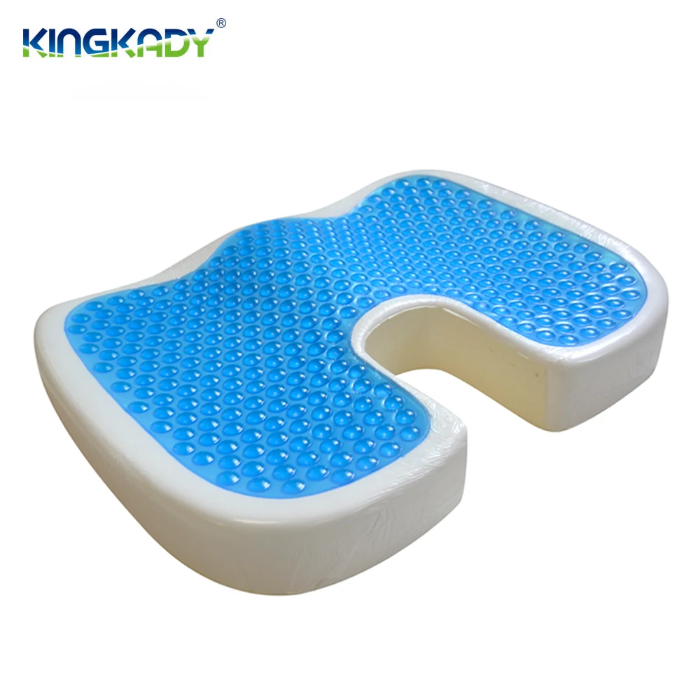 Wholesale Extra Large Soft Comfort Cooling Gel Enhanced Memory Foam Car Seat Cushion Honeycomb