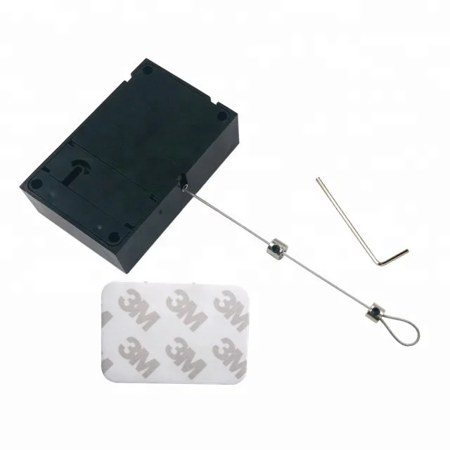 RUIWOR RW0505 Cuboid Противоугонный кабельный отвод с регулируемым концом петли лассо металлическим замком и шестигранным ключом