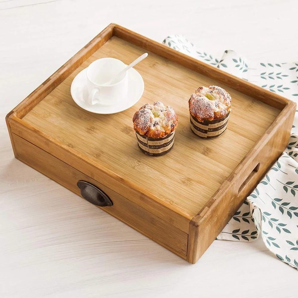 2021 new products Good wooden tray cutlery silverware tray