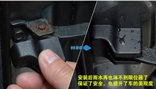 4pcs Car Door Stop Rust waterproof protector cover For ford Escape / Edge / Explorer