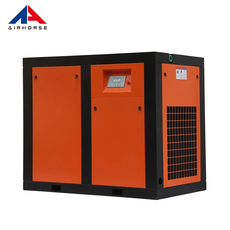 Asme и ul низкой цене 75kw 100hp постоянный магнит Винтовые Воздушный компрессор 8 бар 10 бар с Манн фильтр