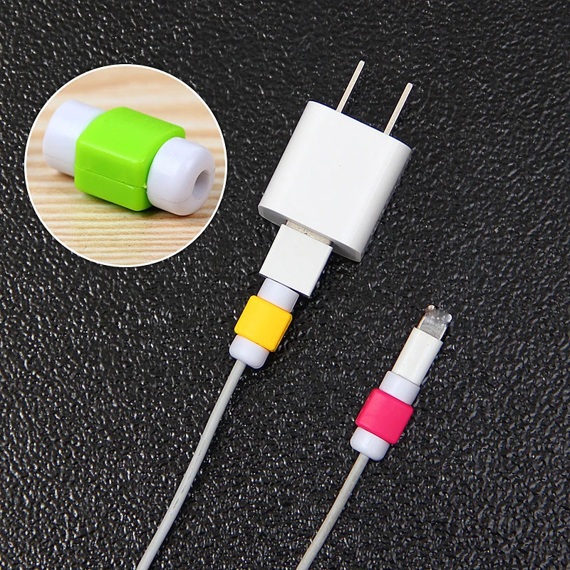 
Wholesale Usb Cable Earphones Protector Colorful Cover For Android Cable Data Line Protection Sleeve 
