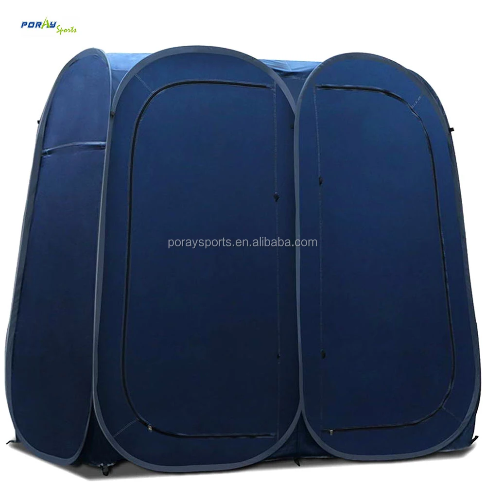 Pop up camping double room shower tent waterproof