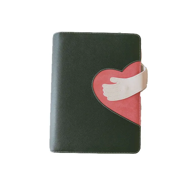 Office Stationery Ring Binders PU Leather Folder Organizer