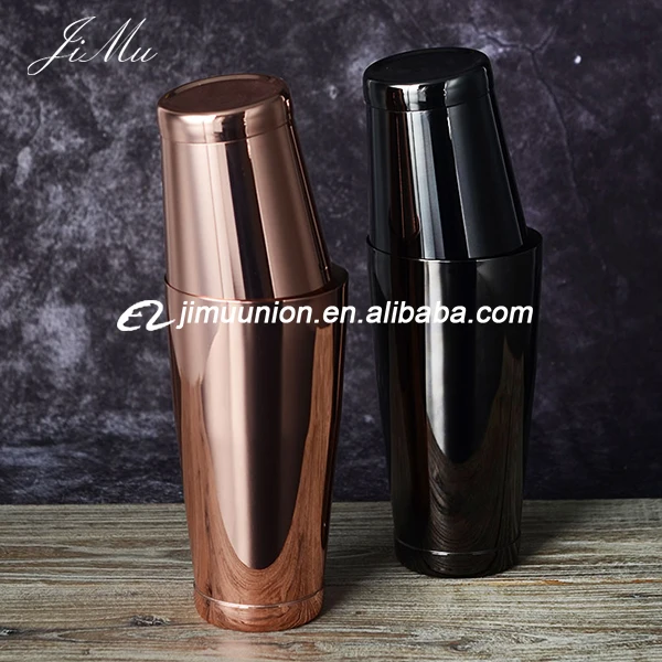 wholesale antique Bartender copper gold cocktail Tools Stainless Steel Cocktail Shaker
