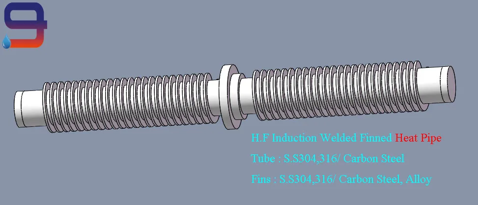 Finned Tube with high efficiency heat exchange