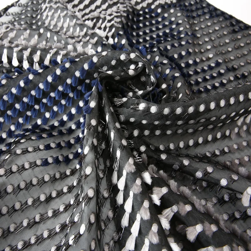 Designed Manufactory electronic clip jacquard fabric