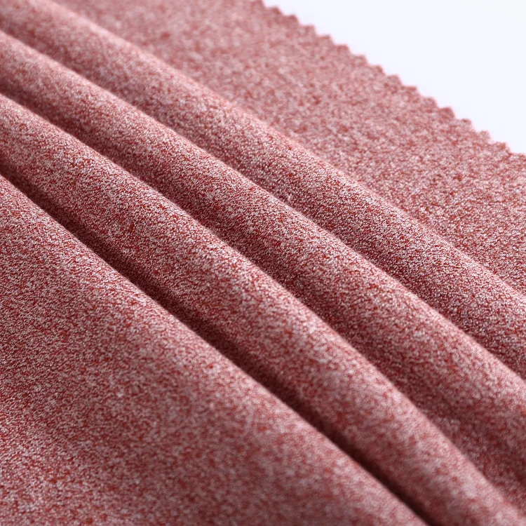 Colorful smooth 48% polyester 48% rayon 4% spandex  jersey   moss crepe knitting fabric for pretty dress