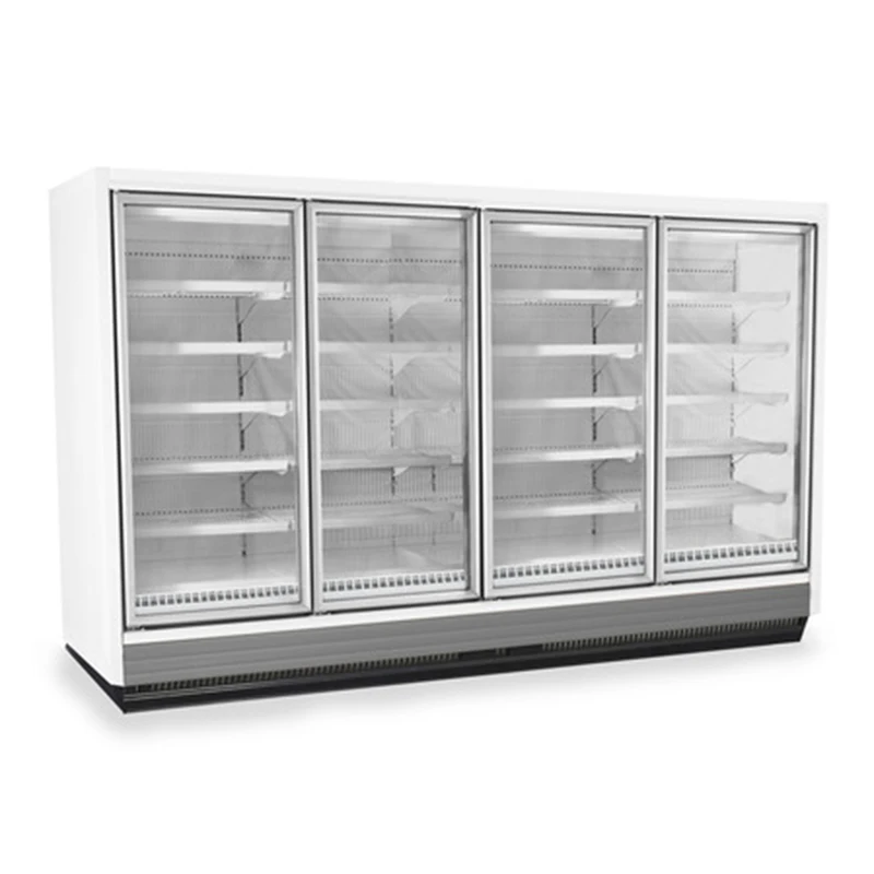 walk in freezer refrigerated cabinet glass door , refrigerated cabinet glass door, large visibility and narrow frameless