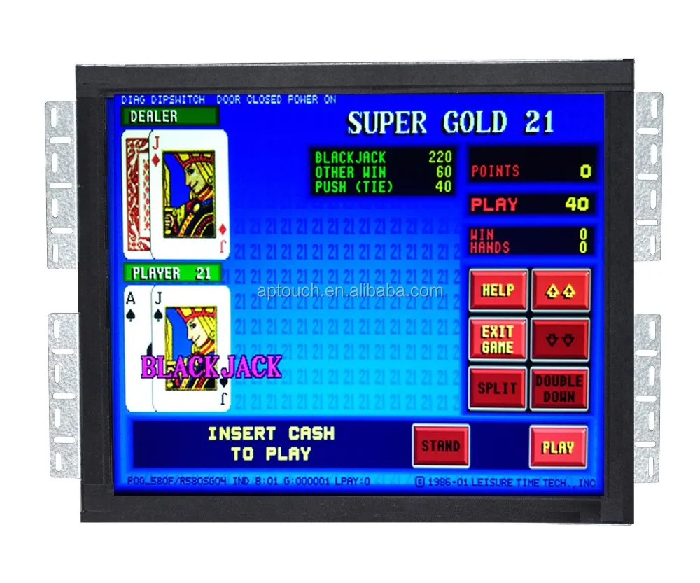 
19' touch monitor use for roulette game 