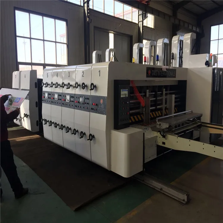 
Corrugated cardboard caton box making Machine/High Speed Flexo printing slotting Die-Cutting Machine 