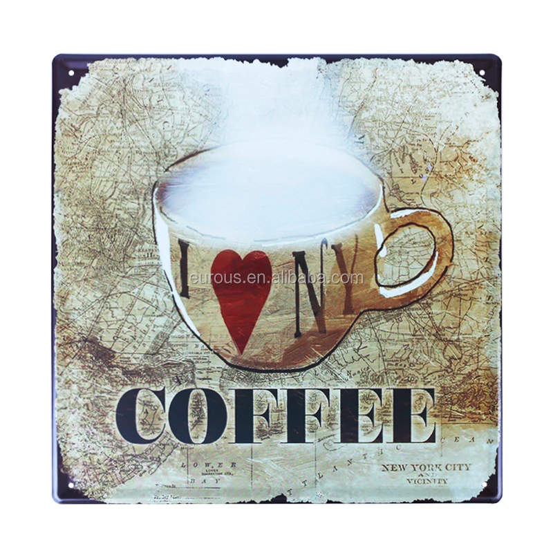 Декор на заказ, настенные барные поделки, старинная ретро-печать, винтажные металлические жестяные знаки