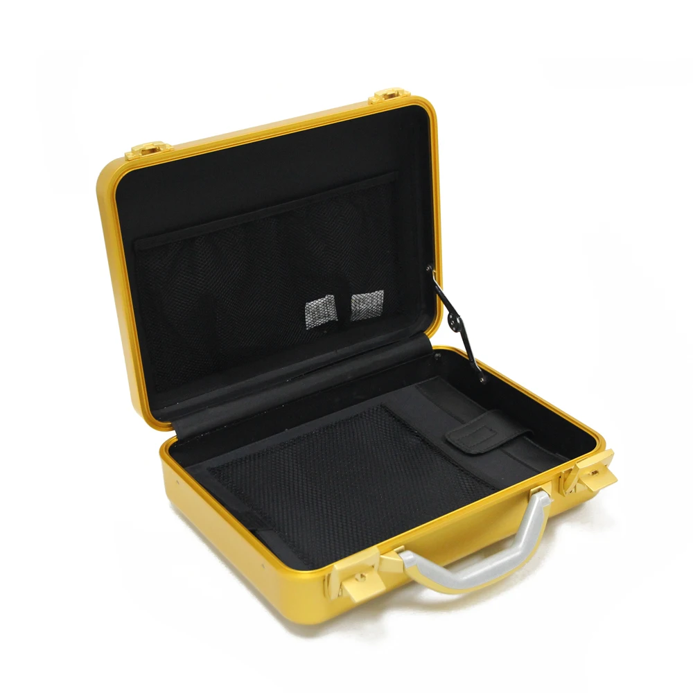 Custom Business Aluminium Computer Briefcase Portable Laptop hard Case