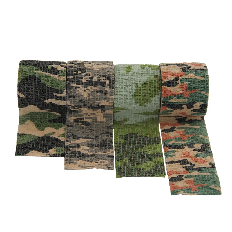 Лидер продаж, камуфляжные цветные когезионные медицинские бандажи, медицинская оберточная лента для тела