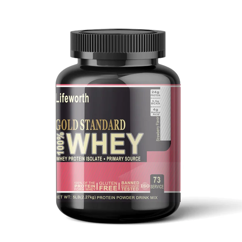 Lifeworth strawberry flavor powder wholesale whey protein isolate