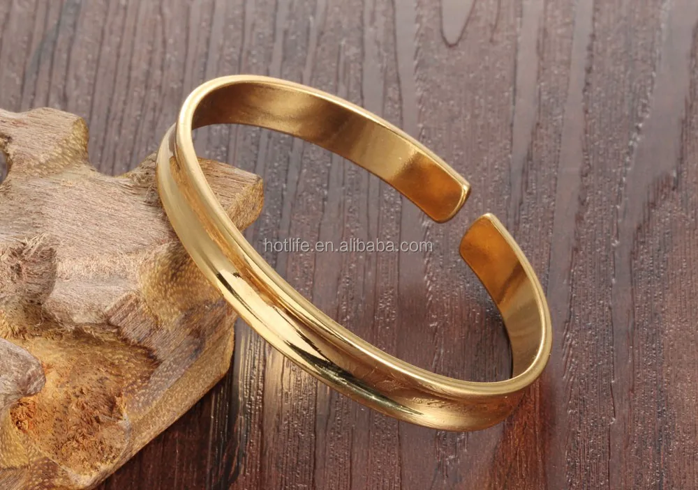 blank cuff bracelets wholesale joyeria acero gold plated plain metal cuff bracelet