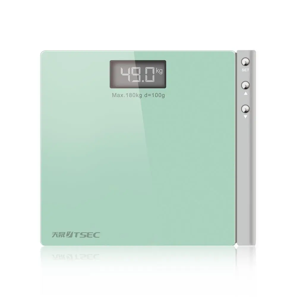 TS-B1309 Yongkang Button Large Square Digital Bathroom Scale Monitor