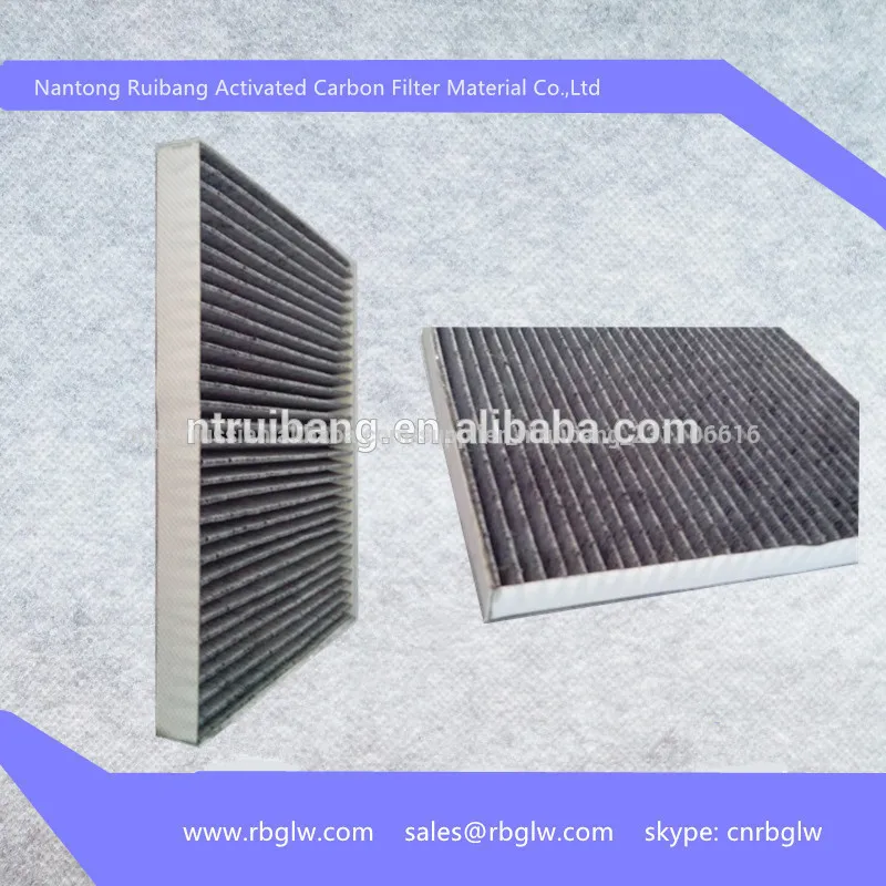 production air purify high efficiency activated carbon filter cartridge
