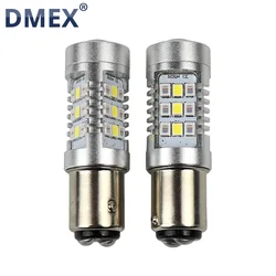 DMEX Turning Light High Brightness Switchback 1157 7443 3157 Dual Color LED Bulbs Color Changing White and Yellow LED Light Bulb