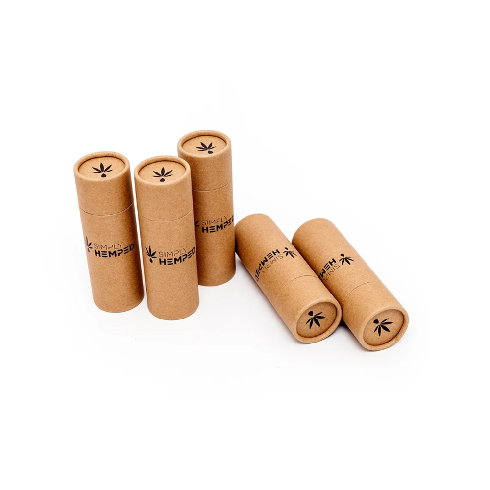 Luxury Hemp Oil Box Packaging Recyclable Oil  Paper Tube