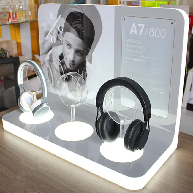 Hot Sale Factory Supply Custom Acrylic Earphone and Headphone Display