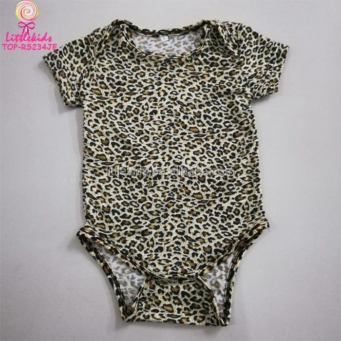 Plain Infant Toddler Bodysuit Blank Newborn Romper Short Sleeve Black Baby One Piece Romper