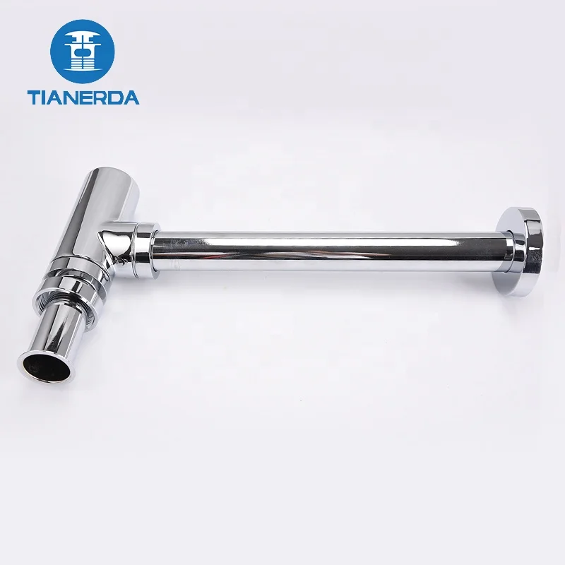 Bathroom Accseeories Brass Urinal Bottle Trap for Sink