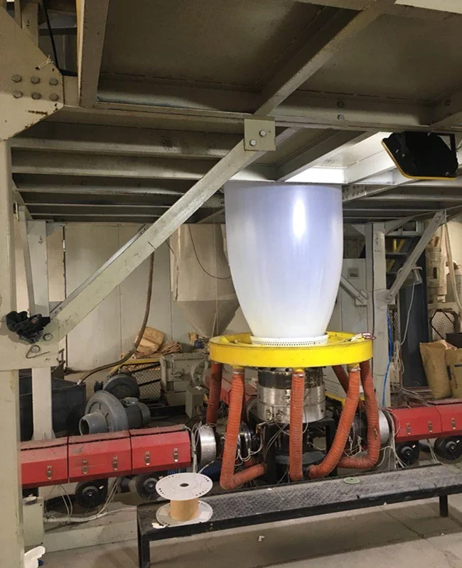 new designed 5 layer aba blown film extrusion machine