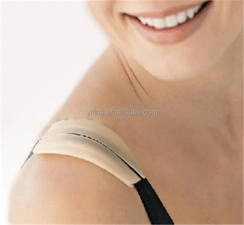 Силиконовые плечевые накладки CS11, силиконовые плечевые накладки, Нескользящие плечевые накладки, силиконовое нижнее белье, декомпрессионные плечевые накладки