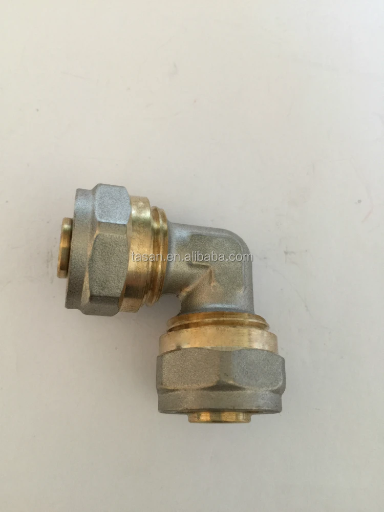 S6203 16x16 Brass copper 90 degree elbow pex pipe Fitting