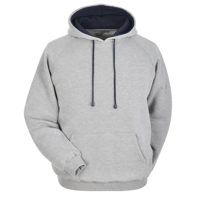wholesale plain black hoodie/design your own hoodie/no zipper hoodie jacket