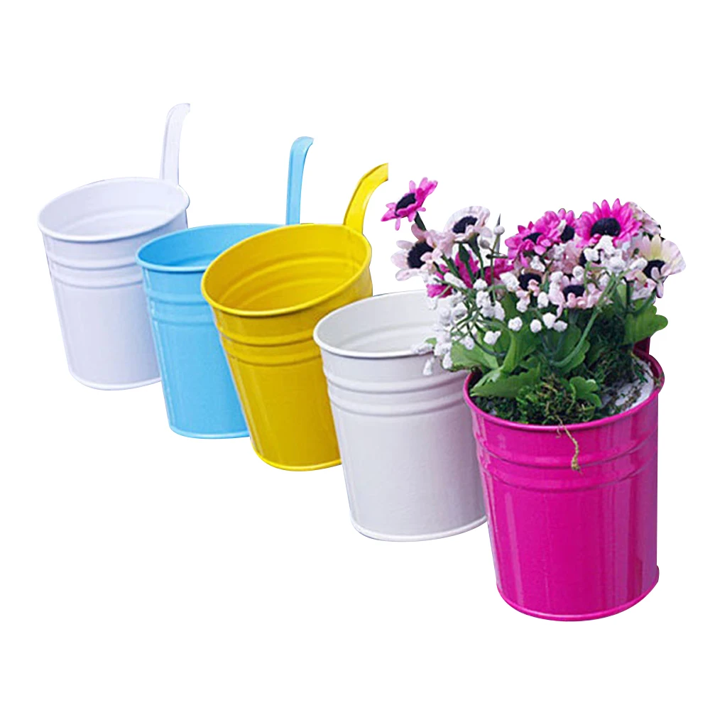 Мини цветной Балконный подвесной цветочный горшок для растений