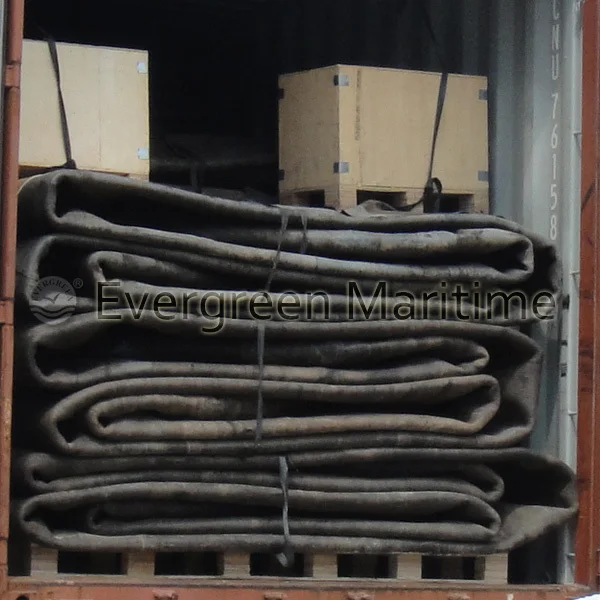 
inflatable barge launching ship boat marine rubber airbags for sale from China manufacturer 