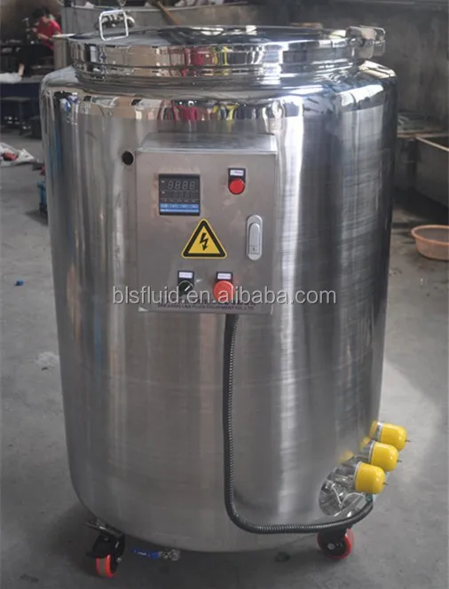 industrial chocolate tempering tank, industrial water milk boiling electrical Steel melting holding tank