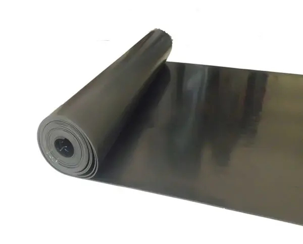 0.8mm thin water-proof black epdm rubber mat/sheet for pharmaceutical and cosmetic manufacturing area