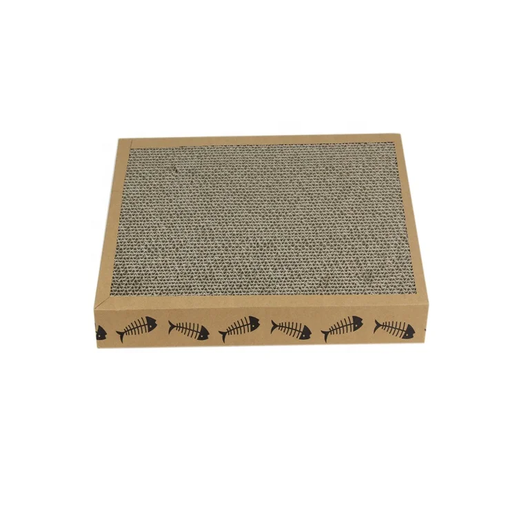 corrugated cute cat toy cardboard cat scratcher