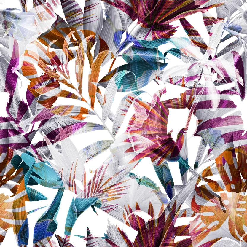 Custom Digital Printed Poly Spandex Anti UV Swim Fabric