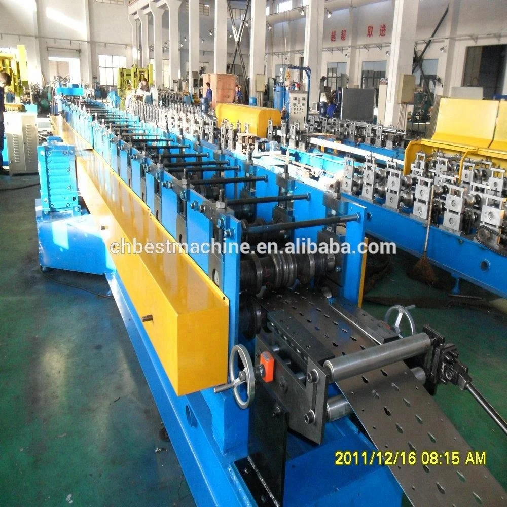 Steel Warehouse Shelving Pallet Racking Roll Forming Machine
