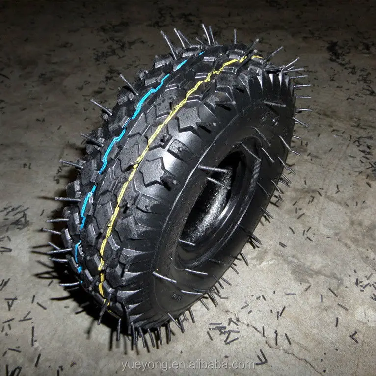 
4.10/3.50-4 tire pneumatic rubber wheels, 10 inch tire 