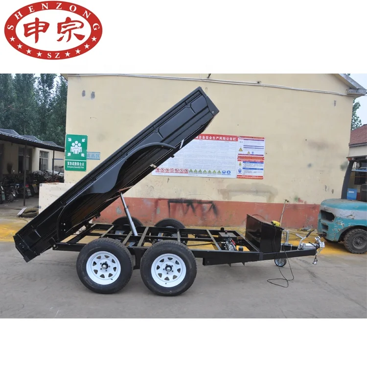supplying car dump tipping trailer utility cage trailer