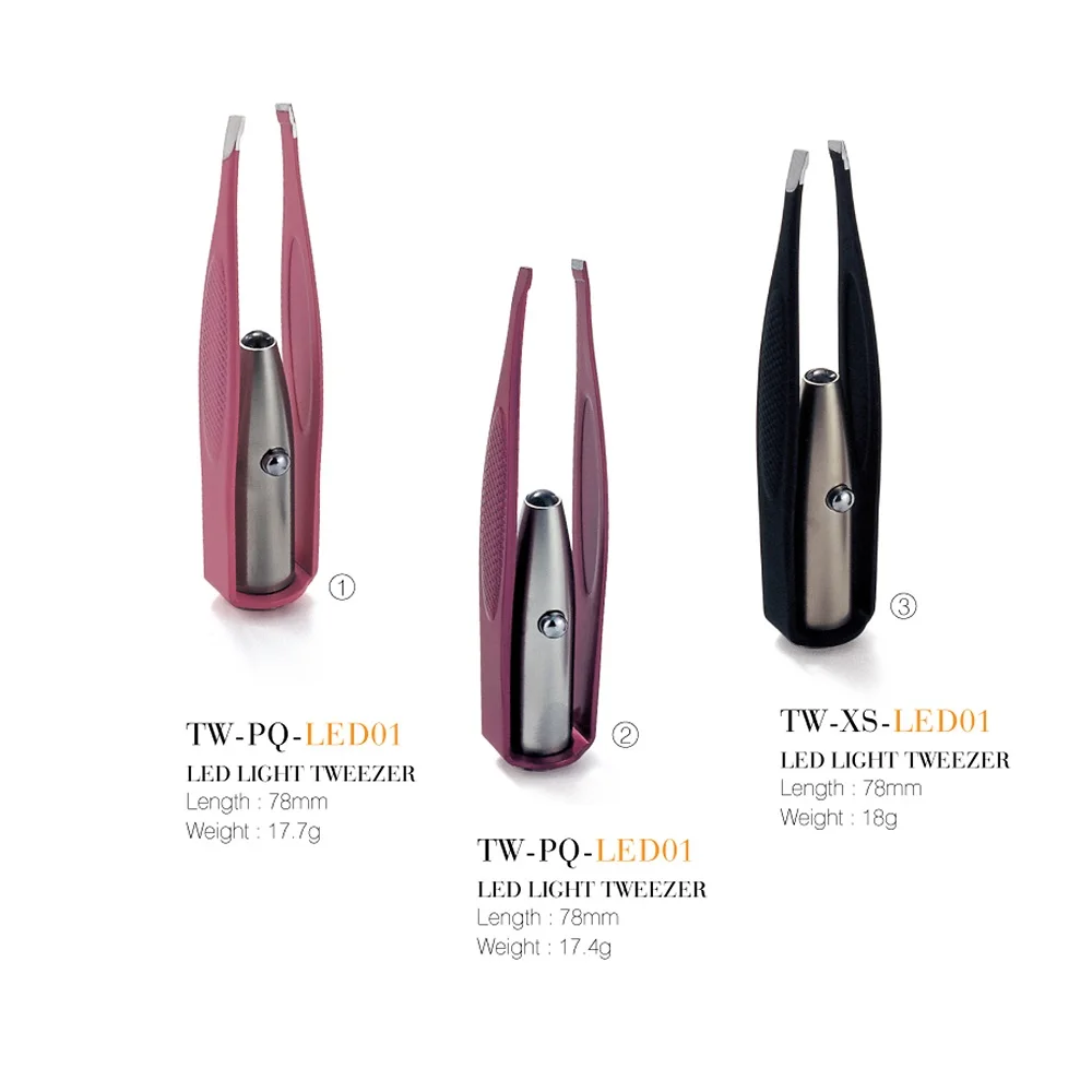 
LED lighted tweezers Top quality factory price lighted tweezers 