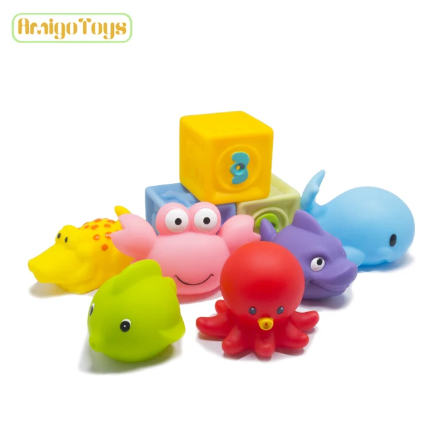 
Ebay Hot Sale New Products Squirt Toy Animal Baby Bath Toy 