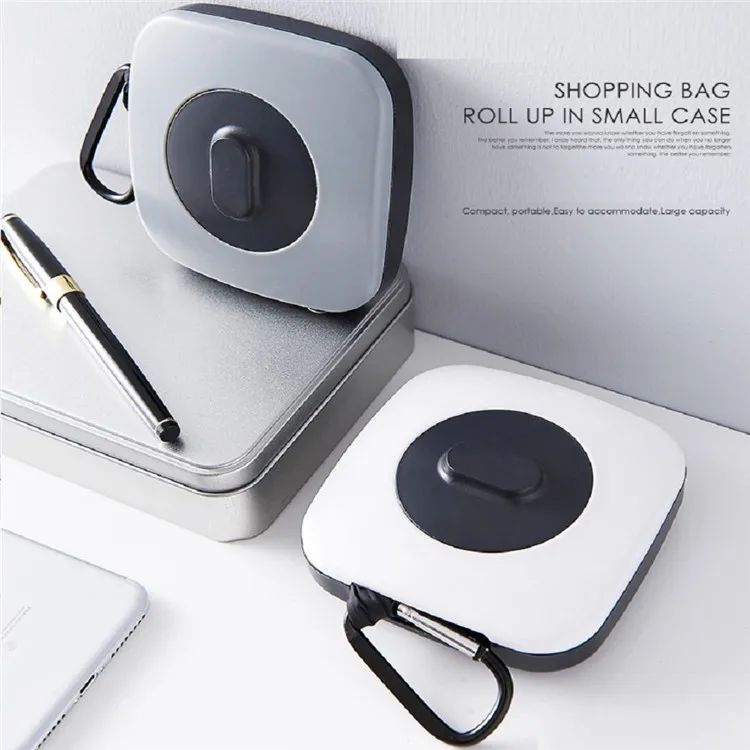 
Expandable Grocery Shopping Tote Bag Small Disc Foldable Multi-function Storage Bag 